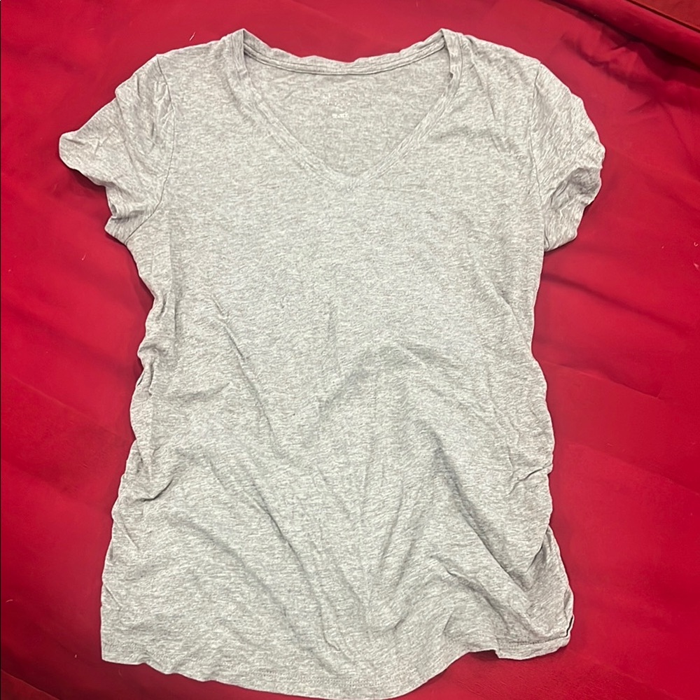 Maternity V-Neck Women's T Shirt